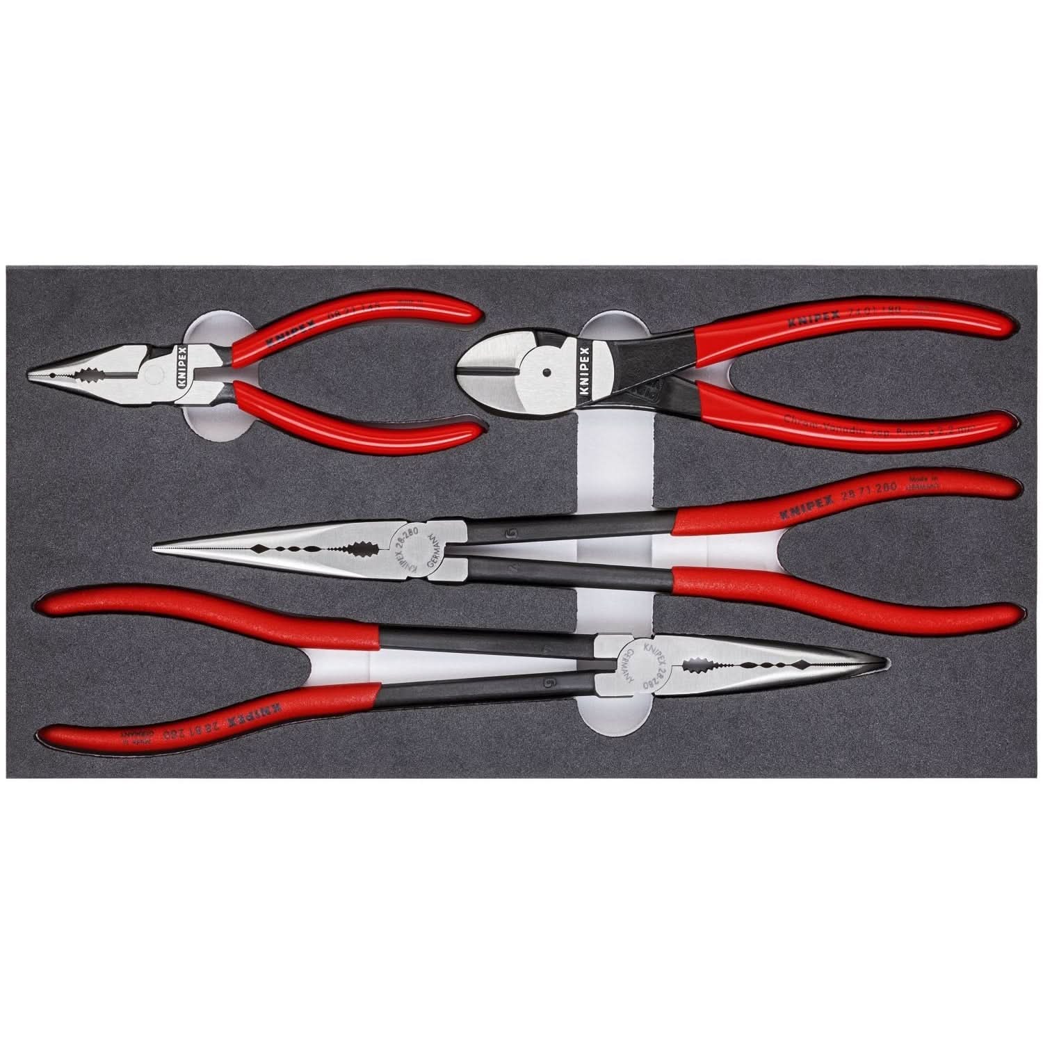 Knipex 00 20 01 V16 4 Pc Automotive Pliers Set in Foam Tray – Tool Nut