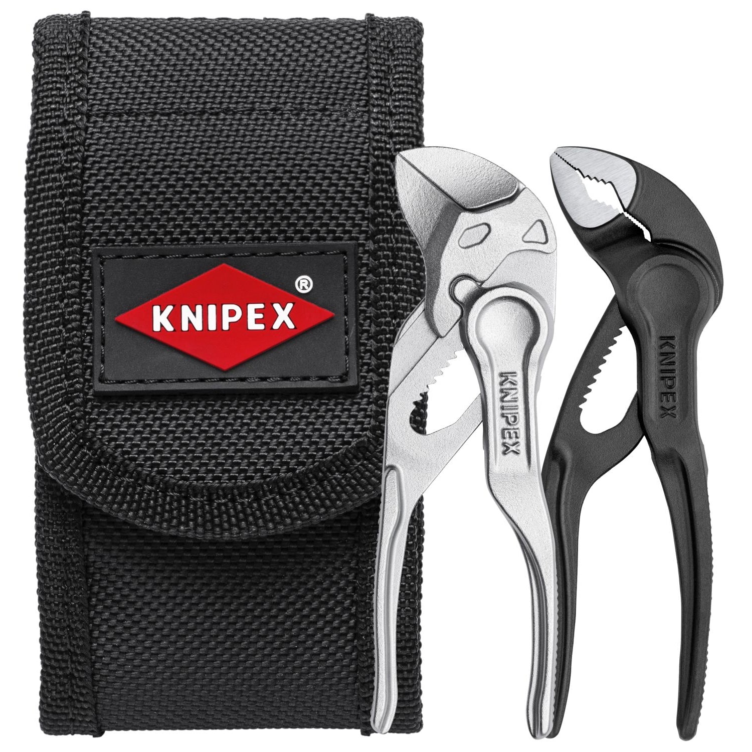 Knipex 00 20 72 V04 XS 2-Piece Mini Pliers Set XS in Belt Pouch