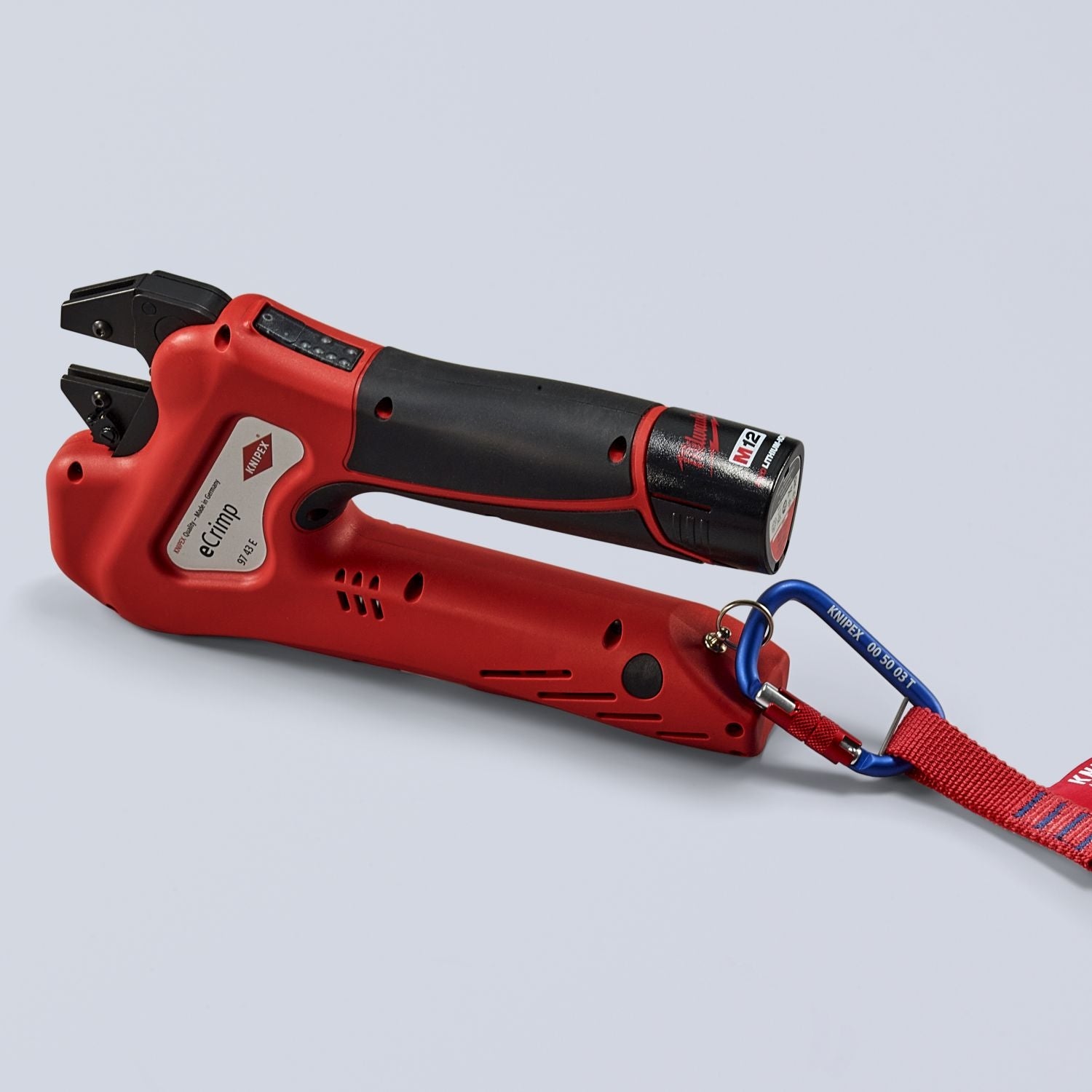 Knipex 00 50 12 T BKA 38" Tool Tethering Lanyard with Captive Eye Carabiner up to 13 lbs.