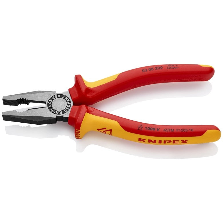 Knipex 03 08 200 SBA 8" Combination Pliers-1000V Insulated