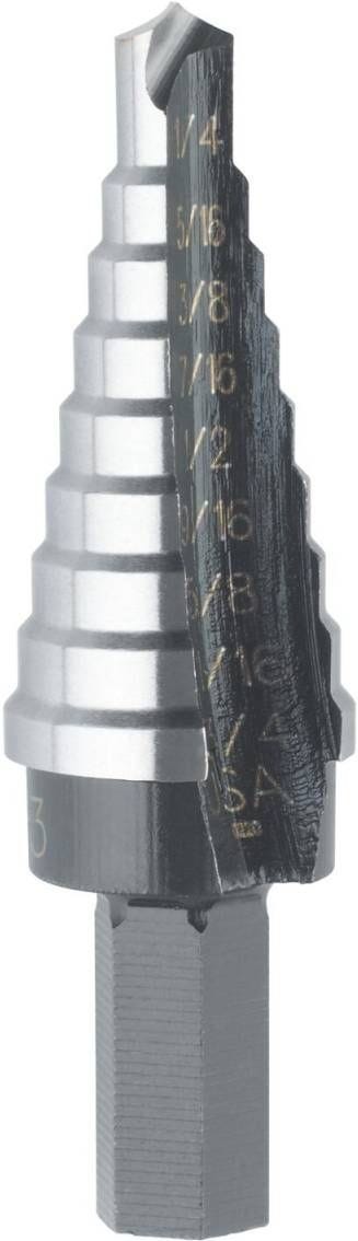 Irwin 10233 UNIBIT HSS #3 9 Step Drill Bit 1/4-in. - 3/4-in.