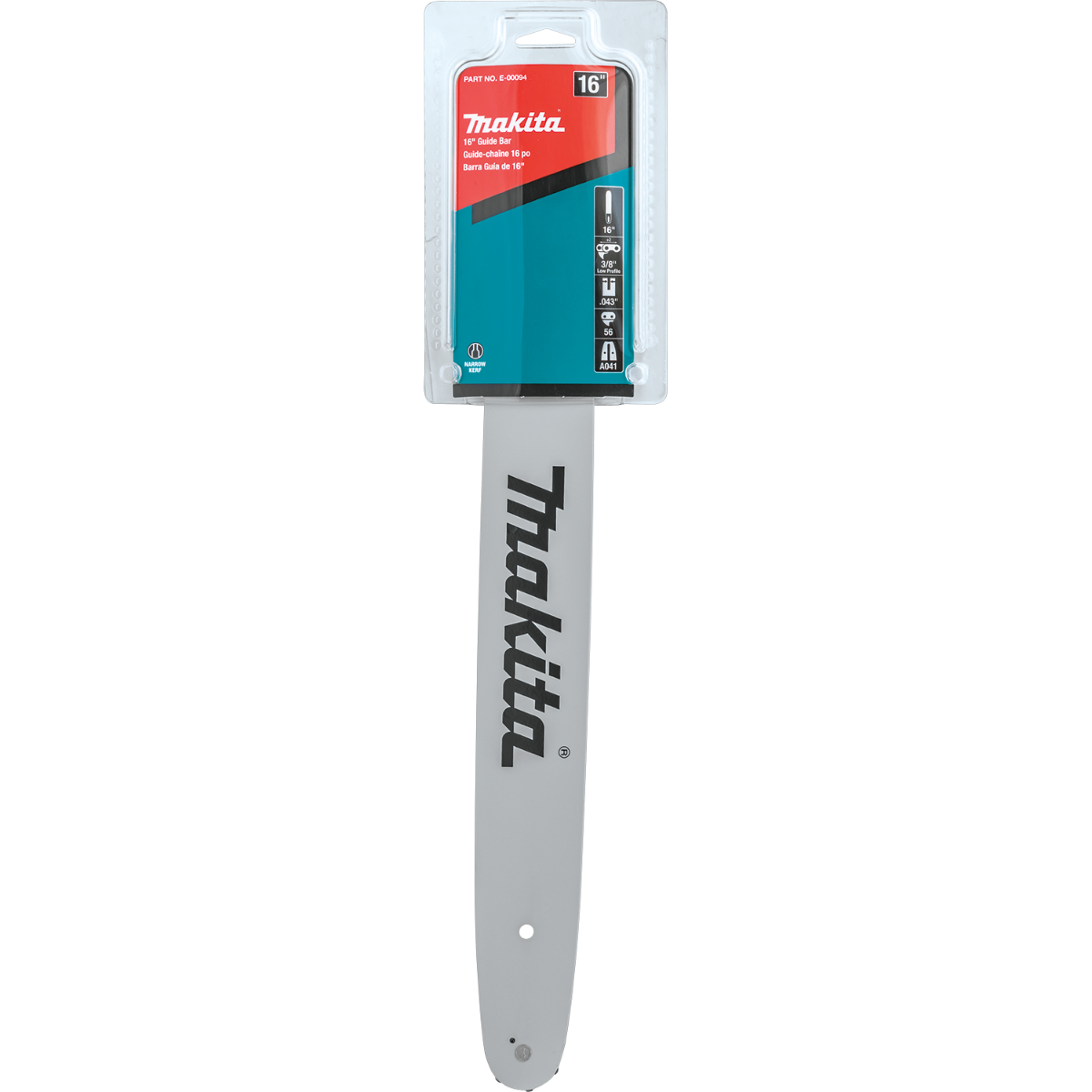 Makita E-00094 16" Guide Bar, 3/8" LP, .043"
