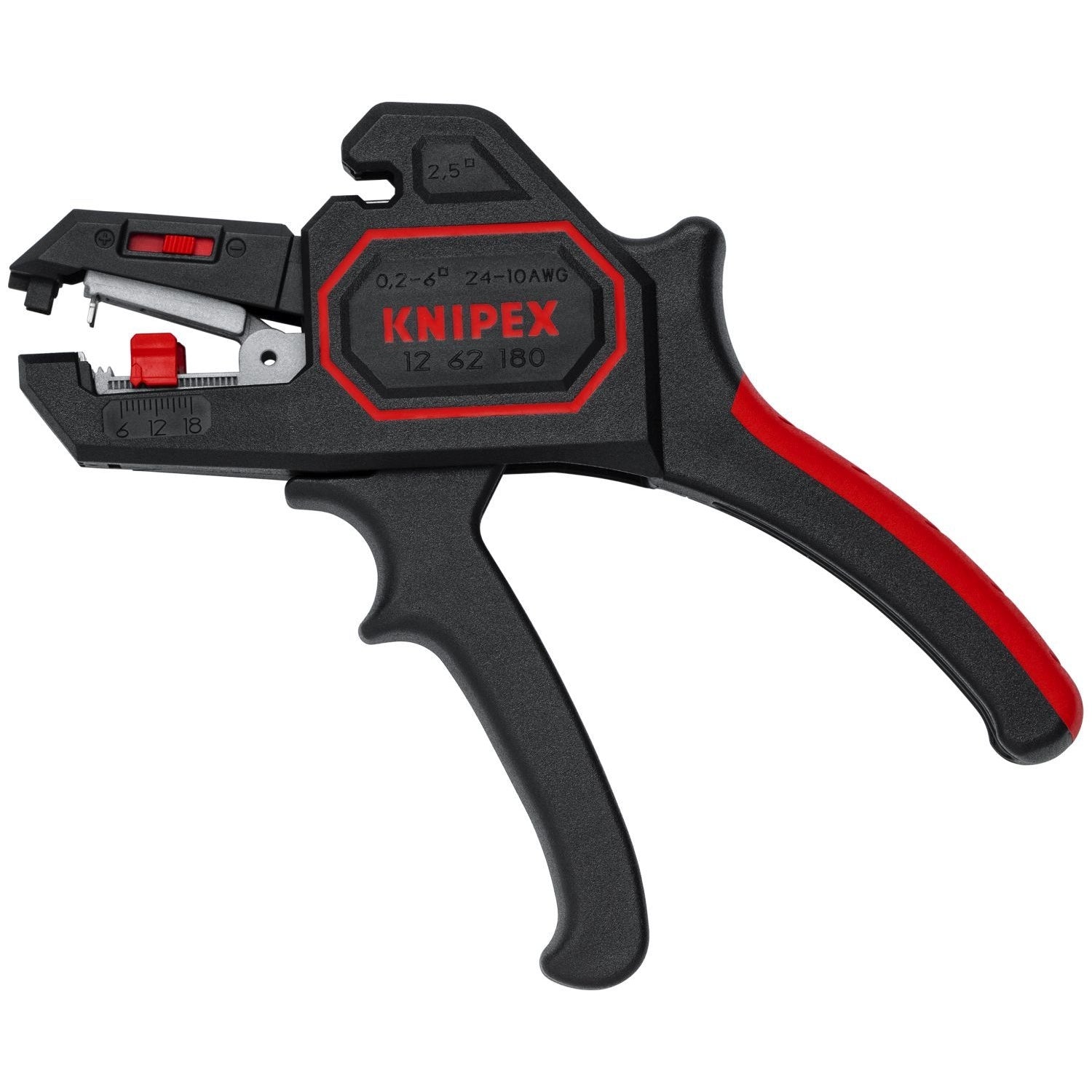 Knipex 12 62 180 Automatic Wire Stripper 10-24 AWG