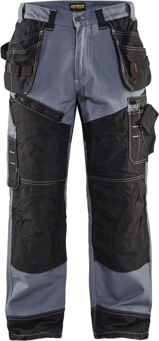 Blaklader 16001370 X1600 Work Pants, Gray/Black, 34W, 36L – Tool Nut