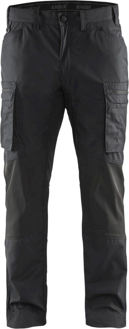 Blaklader 16551845 Service Pants with Stretch, Black