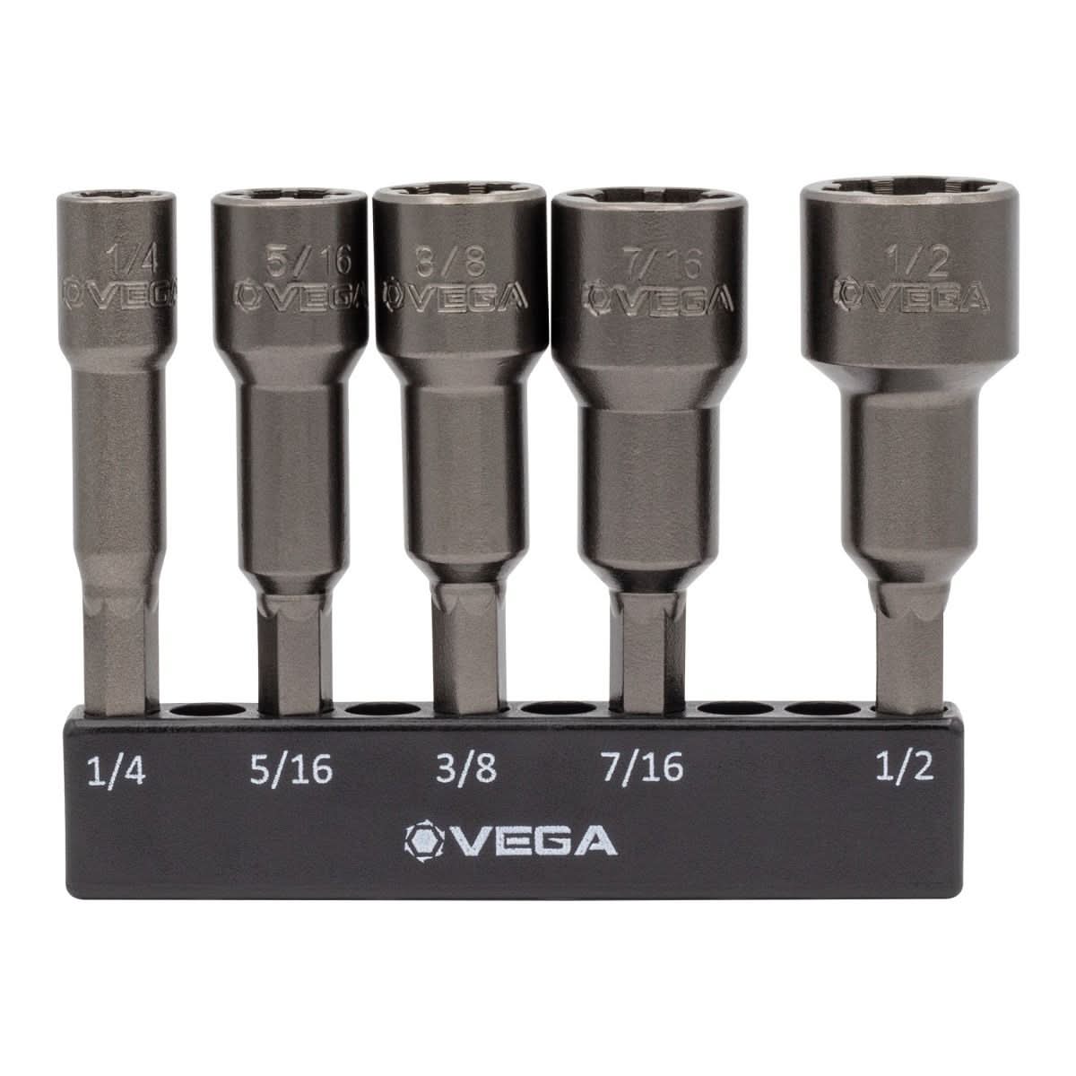 Vega 165BE5S 5-Piece Impact Rated Bolt Extractor Set – Tool Nut
