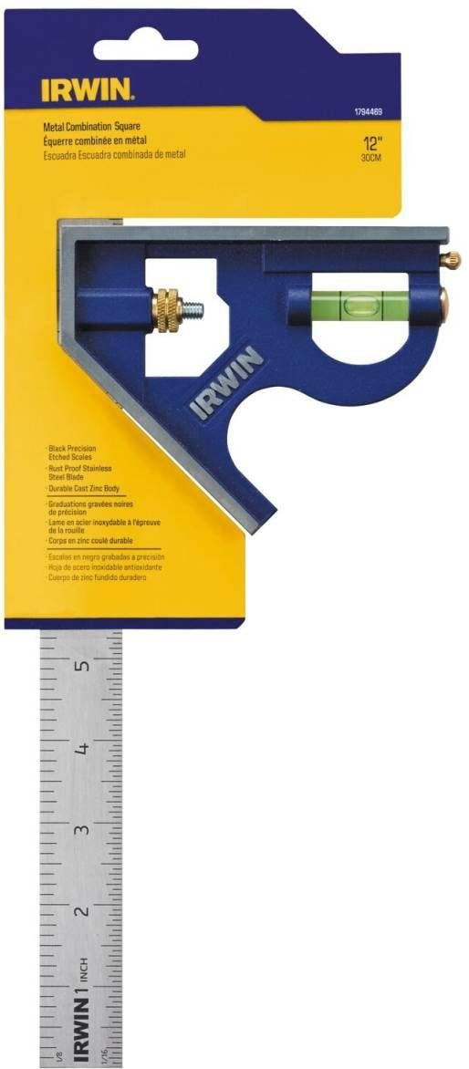 Irwin 1794469 Metal Combination Square 12-in.