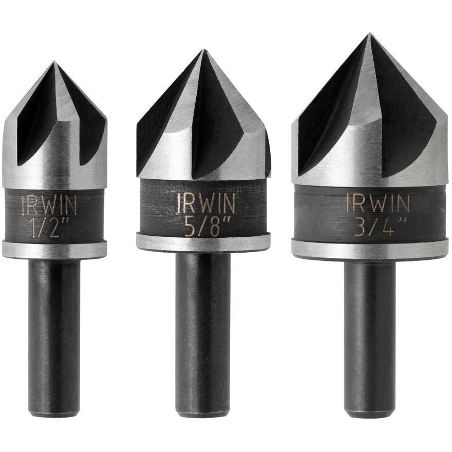 Irwin 1877720 Metal Countersink 3 Piece Set