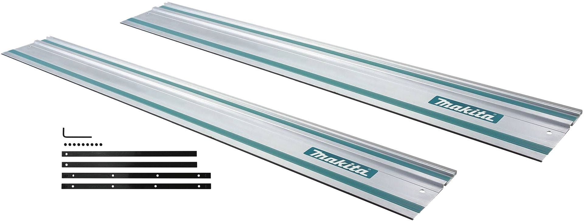 Makita 194368-5 55 In. Guide Rails for Track Saws (x2) with Guide
