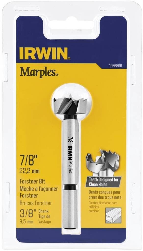 Irwin 1966899 Marples Wood Drilling Forstner Bit 7/8-in.