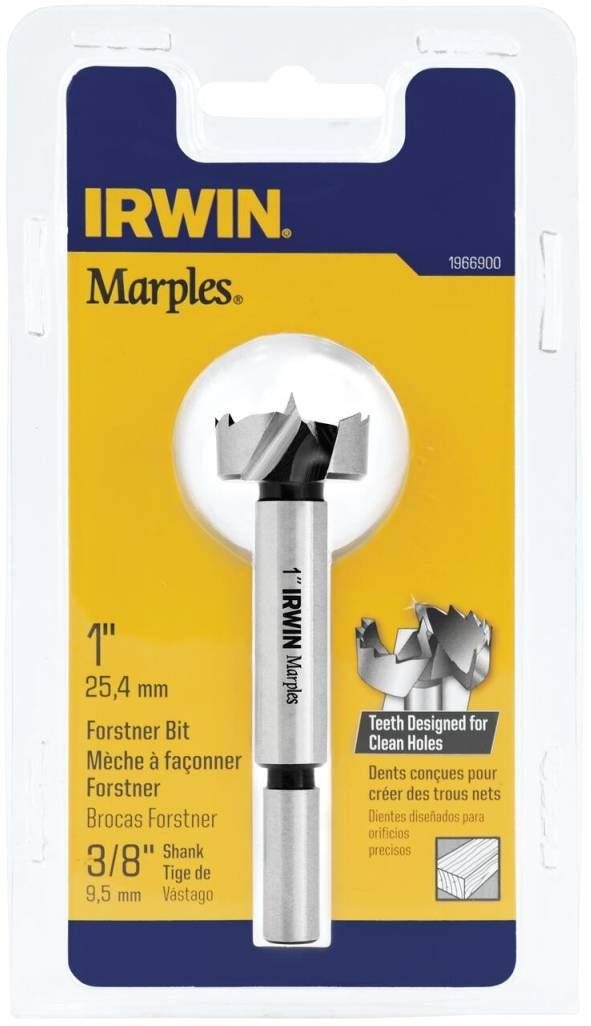 Irwin 1966900 Marples Wood Drilling Forstner Bit 1-in.