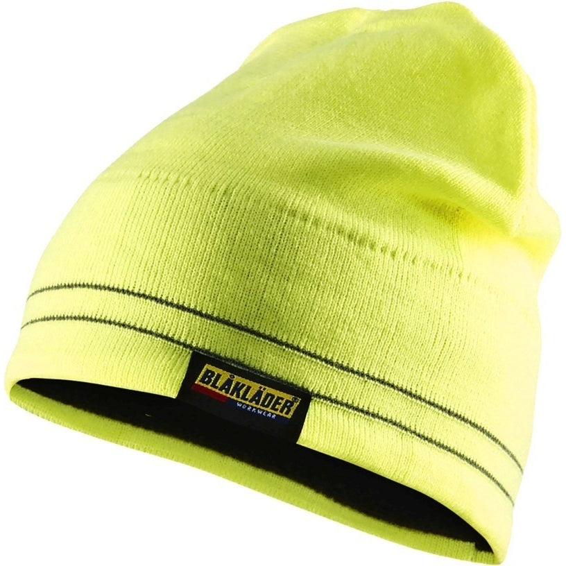 Blaklader 20074001 Hi-Vis Reflective Beanie, Yellow
