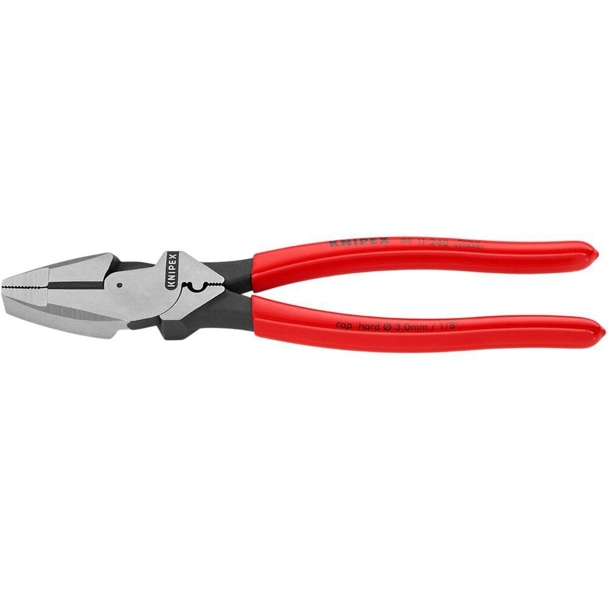 Knipex 9-1/4-in. High Leverage Lineman's Pliers with Tape Puller Knipex 9-1/4-in. High Leverage Lineman's Pliers with Tape Puller