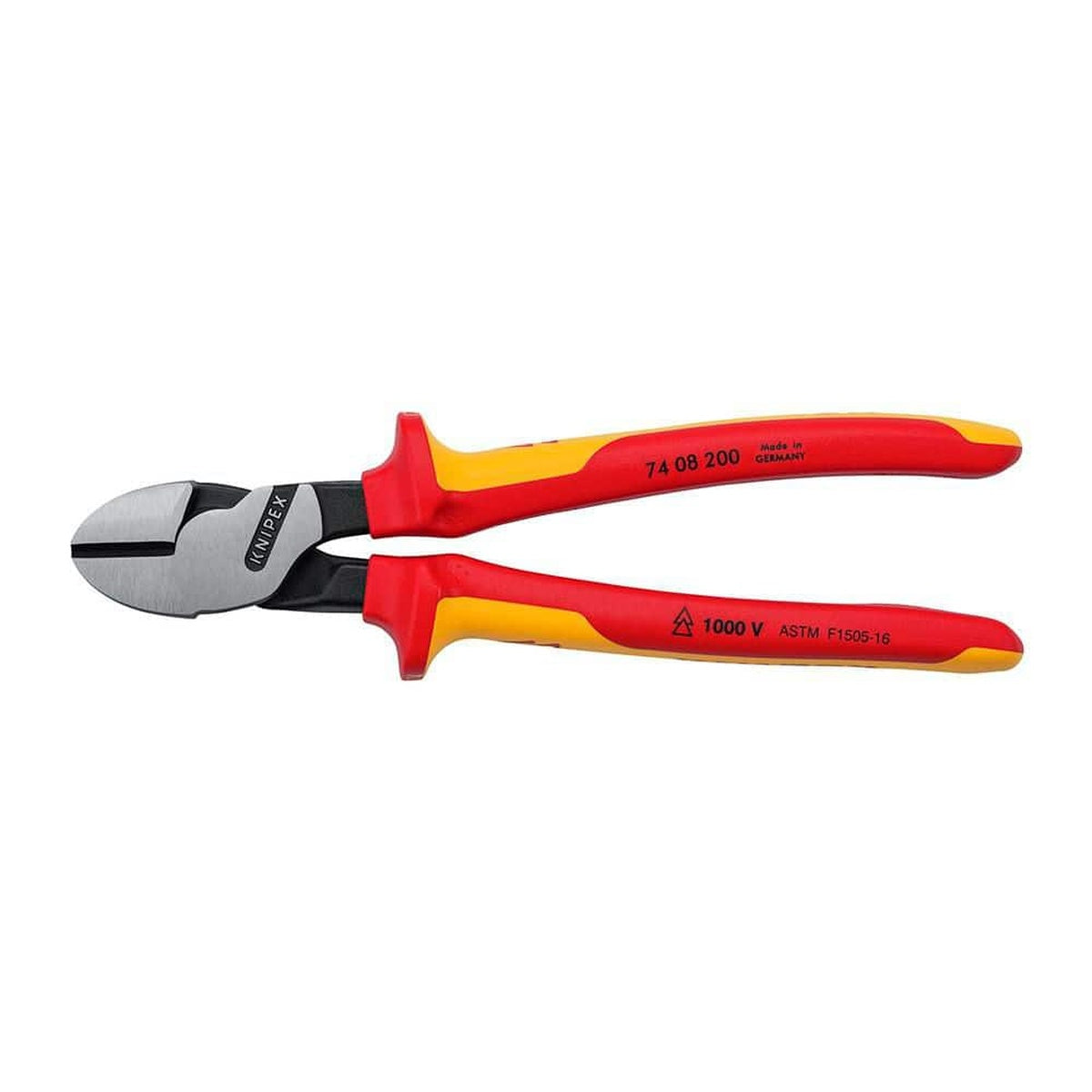 Knipex 8-in. High Leverage Diagonal Cutters with 1,000V Insulated