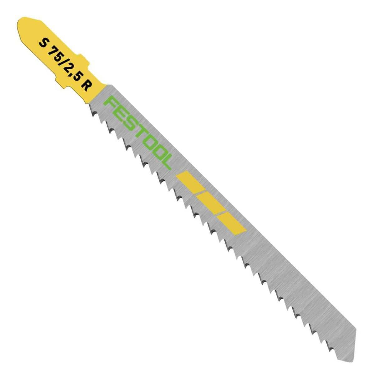 JS　ロウダウン 5'8 Festool 204259 Jigsaw Blades S 75/2.5 R Down-Cut, 5-Pack – Tool Nut
