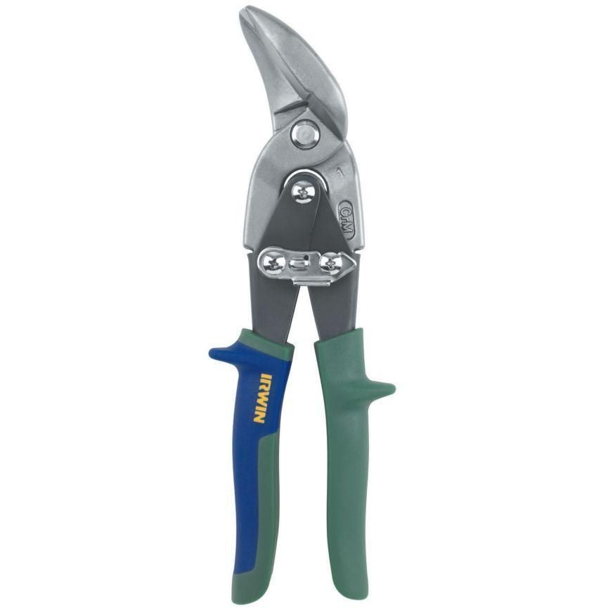 Irwin 2073211 Utility Offset Snip Straight And Left 9-1/2-in.