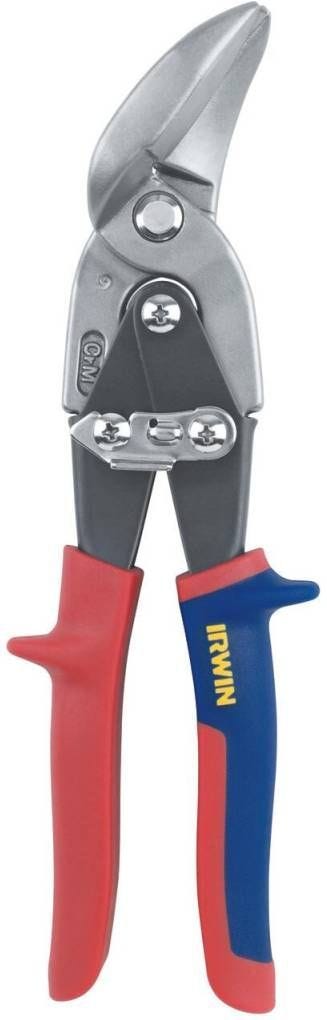 Irwin 2073211 Utility Offset Snip Straight And Left 9-1/2-in.