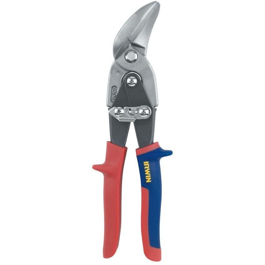 Irwin 2073212 Utility Offset Snips Straight And Right 9-1/2-in.