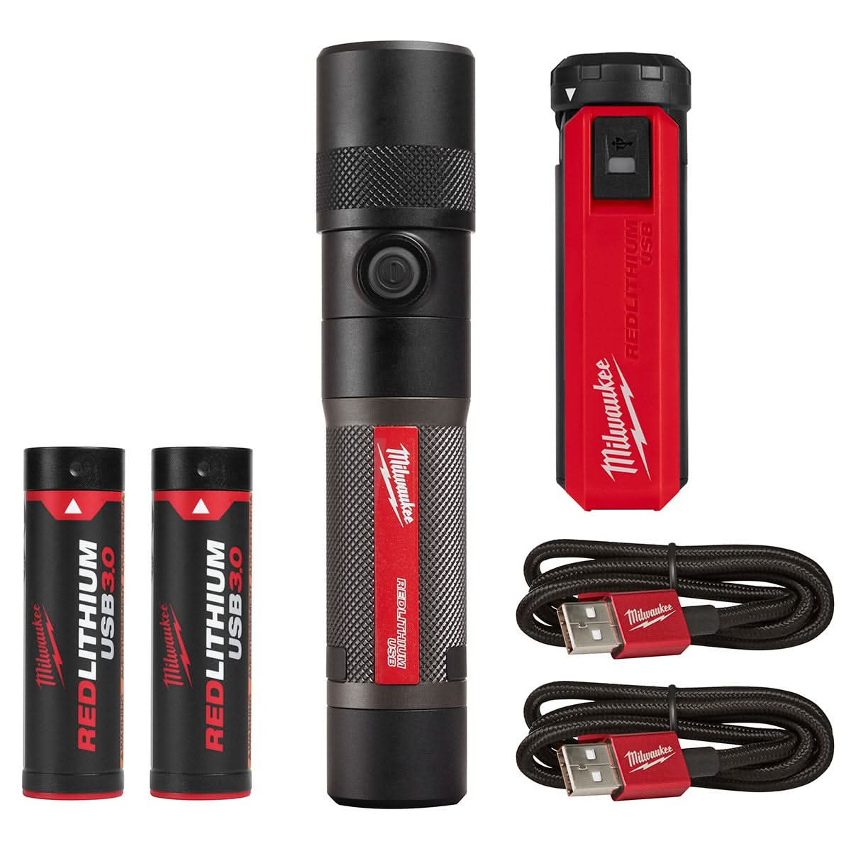 million lumen flashlight milwaukee Milwaukee REDLITHIUM USB 1,100-Lumen Flashlight and Portable Power Sou –  Tool Nut