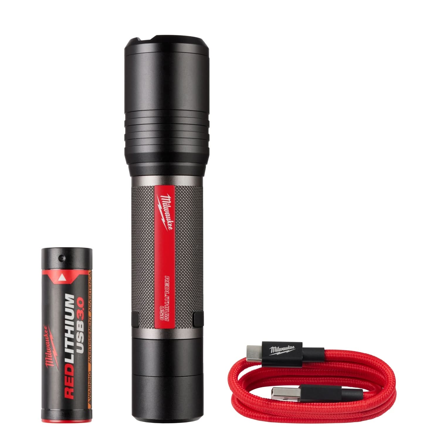 Milwaukee 2162-21 REDLITHIUM USB 2,000L Slide Focus Flashlight Milwaukee 2162-21 REDLITHIUM USB 2,000L Slide Focus Flashlight