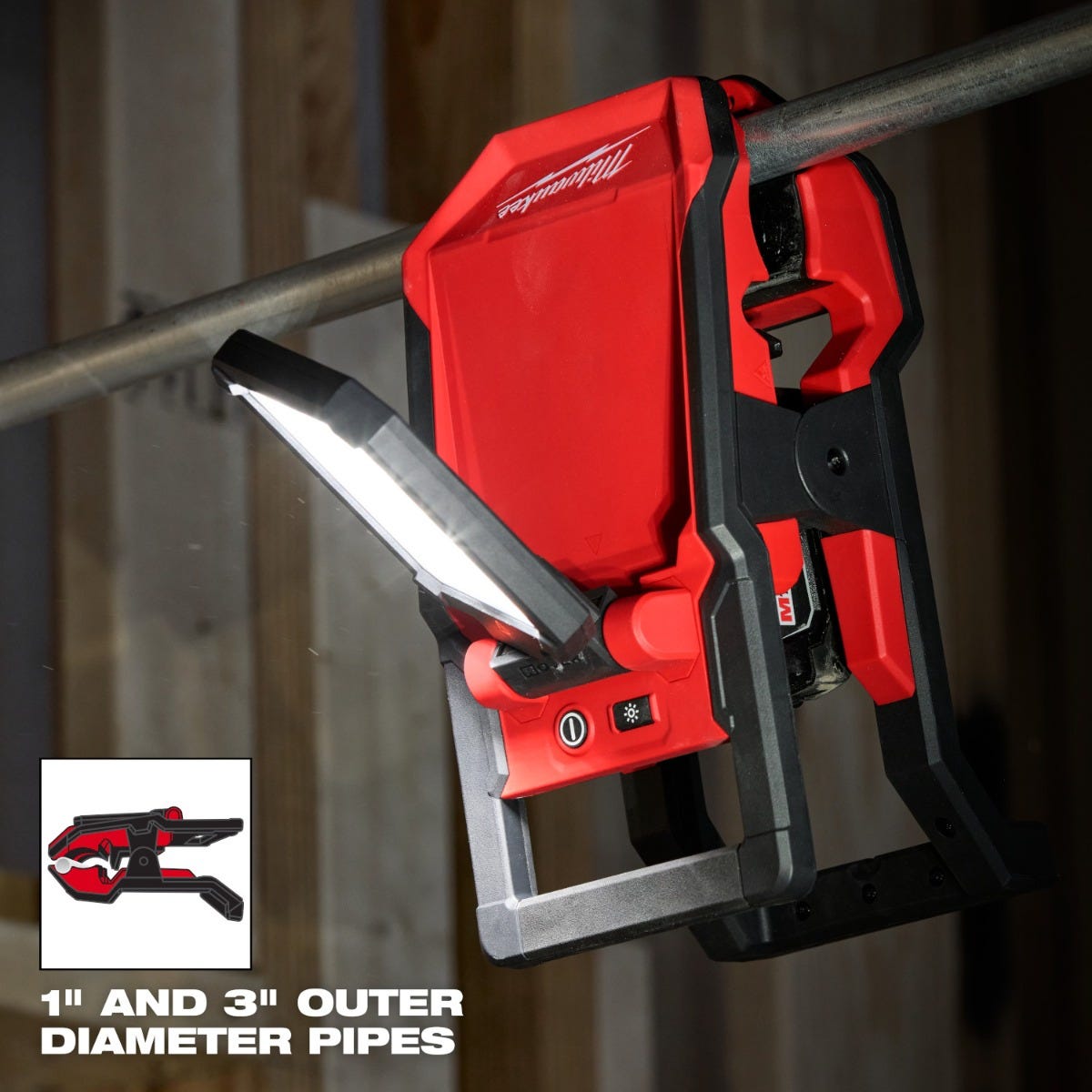 Milwaukee 2358-20 M18 ROVER 2000-Lumen Clamping Flood Light, Tool Only