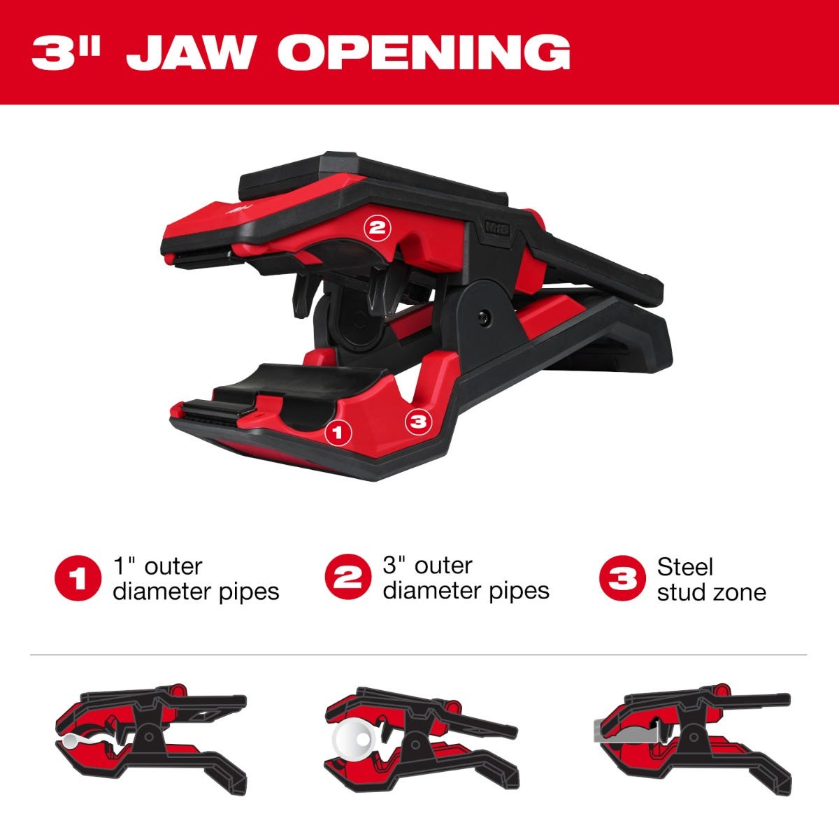 Milwaukee 2358-20 M18 ROVER 2000-Lumen Clamping Flood Light, Tool Only