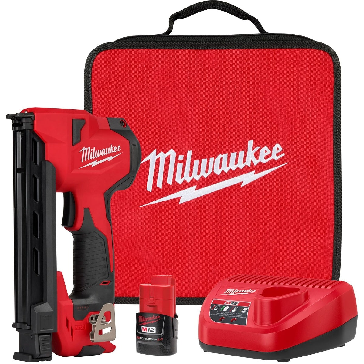 Milwaukee 2448-21 M12 Cable Stapler Kit with 1,200 Staples