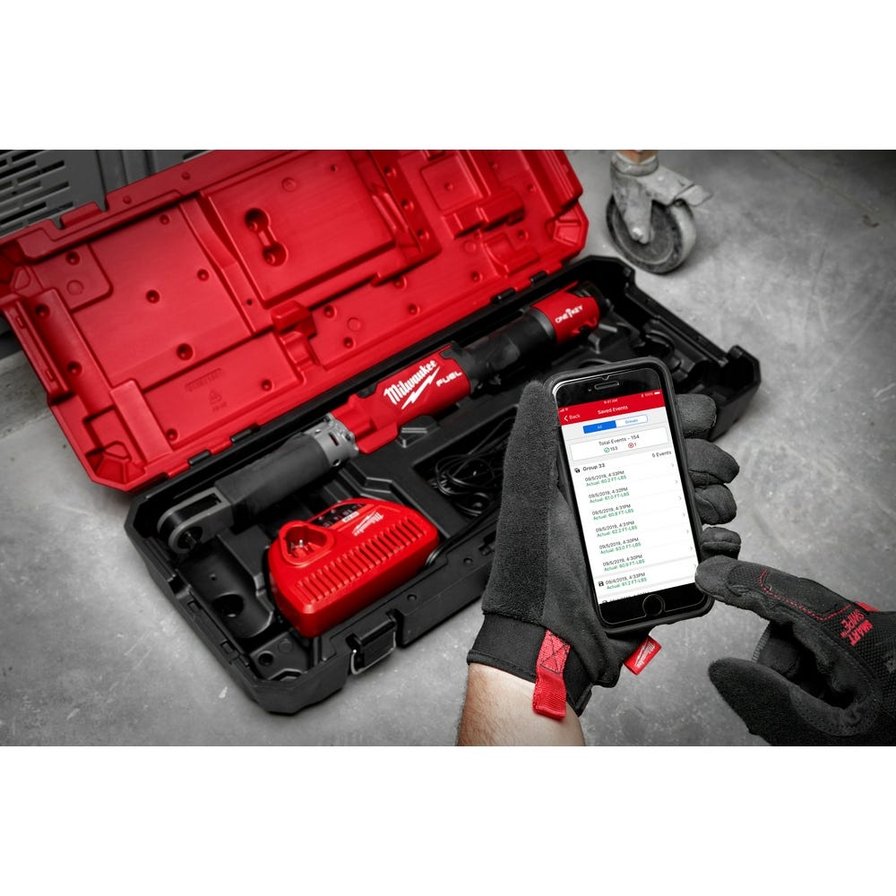 Milwaukee 2466-20 M12 FUEL Brushless One-Key 1/2" Digital Torque Wrench, Tool Only