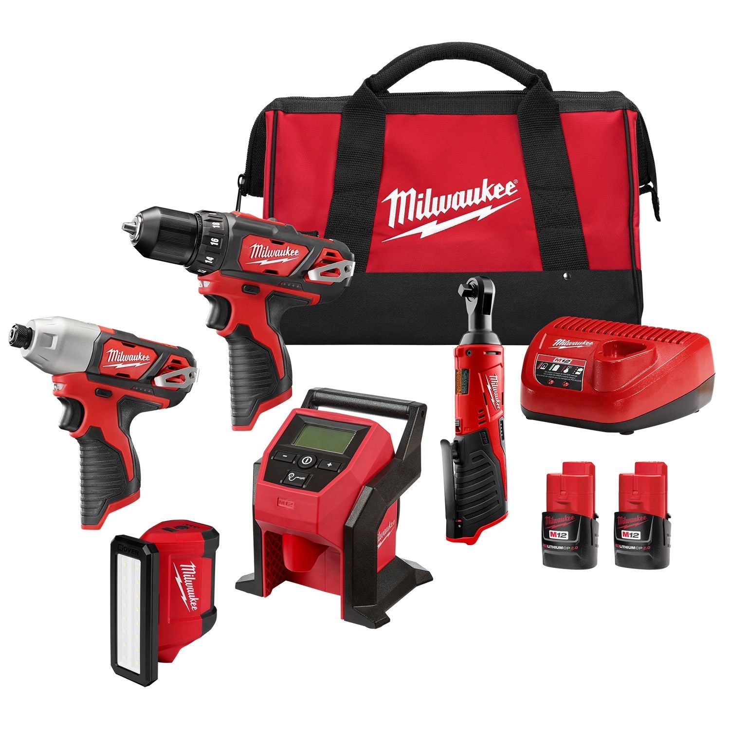 Milwaukee 2494-25 M12 5-Tool Combo Kit – Tool Nut