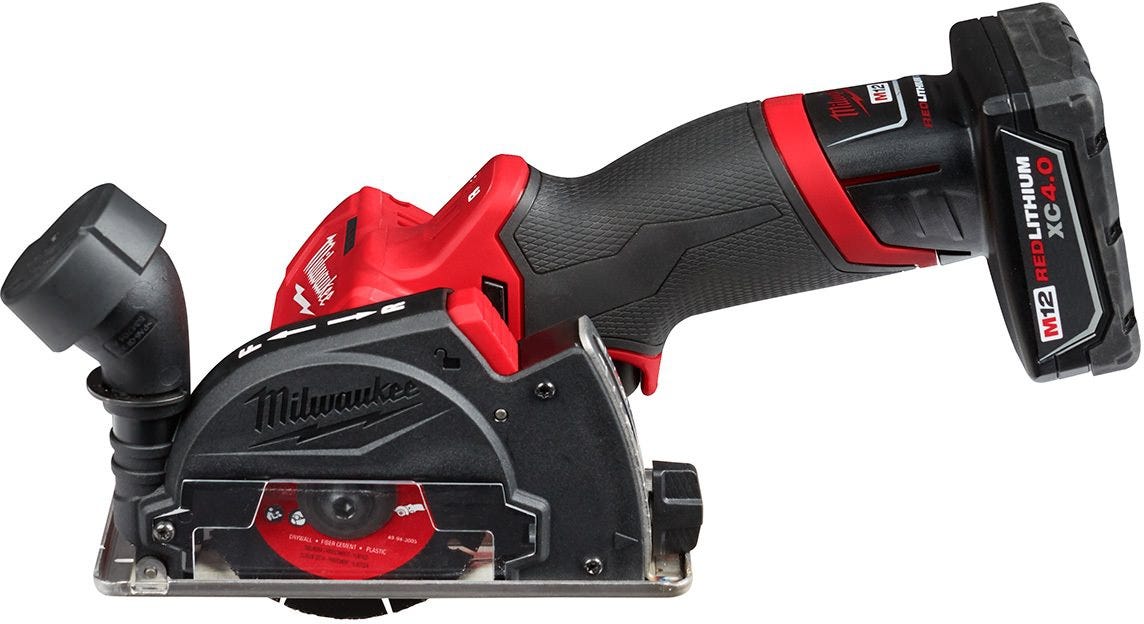 Milwaukee 2522-21XC M12 FUEL 3-Inch Compact Cut Off Tool 4.0Ah Kit