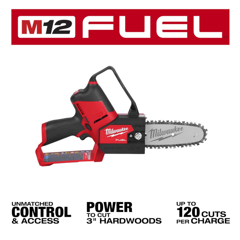 Milwaukee 2527-20 M12 FUEL HATCHET 6-Inch Pruning Saw, Tool Only