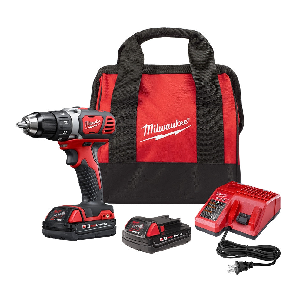 Milwaukee 2606-22CT M18 Compact 1/2" Drill Driver Kit