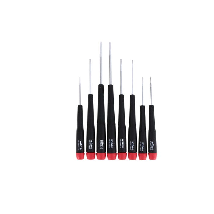 Wiha 26099 8-Piece Precision Slotted Screwdriver Set