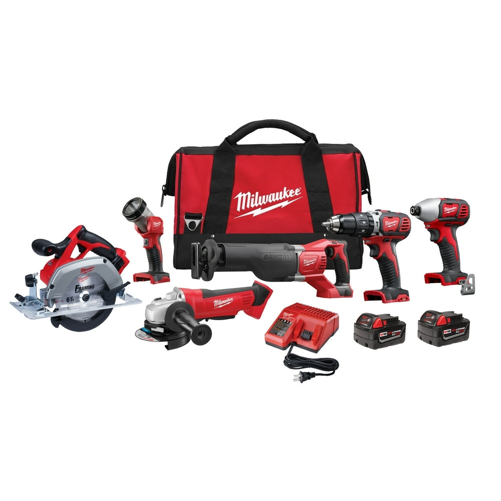 ◇ MAYSIS26 & CLICKER M2点セット26CM◇ Milwaukee M18 6-Tool Combo Kit, 2691-26 | RSHughes.com