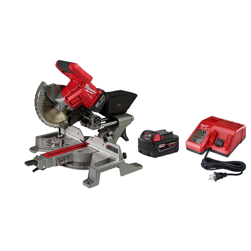 Milwaukee 2733-21 M18 FUEL 7-1/4 Dual Bevel Sliding Compound Miter
