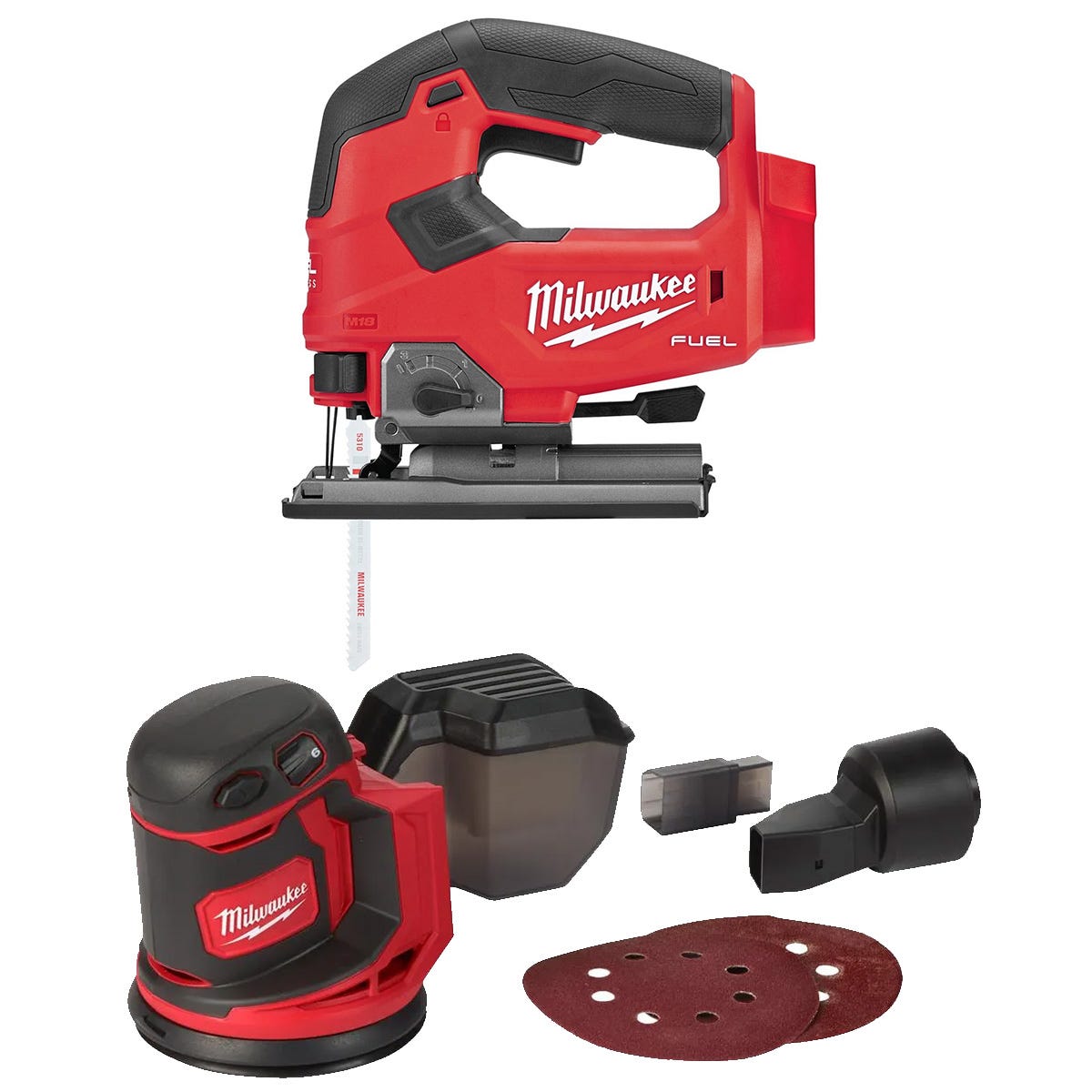 Milwaukee 2737-20 M18 Fuel D-Handle Jig Saw and Cordless 5-Inch