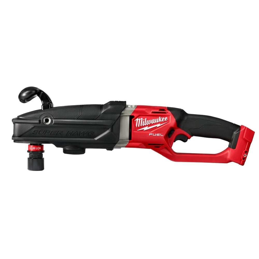 もる Milwaukee 2811-20 M18 FUELSUPER HAWG Right Angle Drill w/ QUIK-LOK