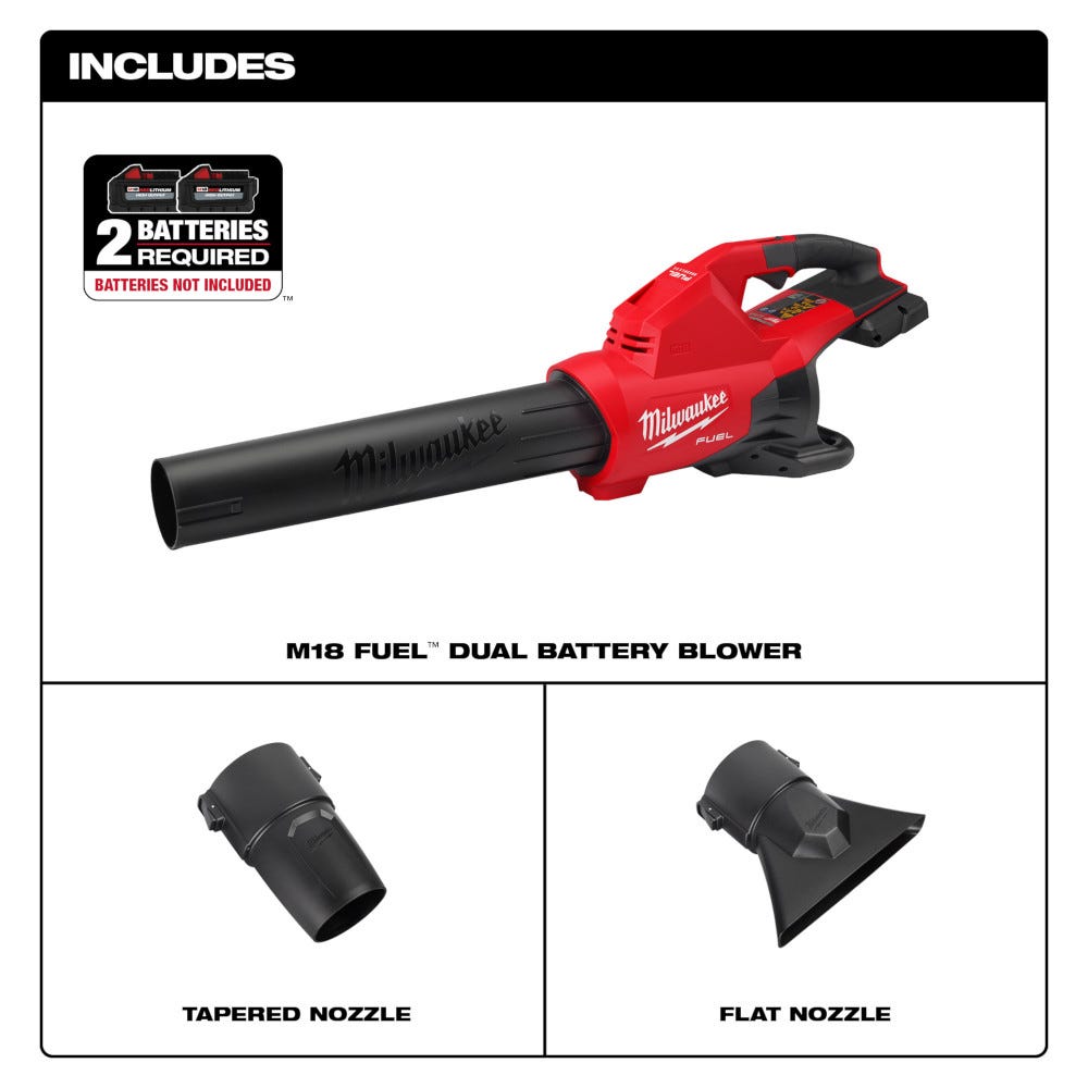Milwaukee 2824-20 M18 FUEL Dual-Battery Blower, Tool Only