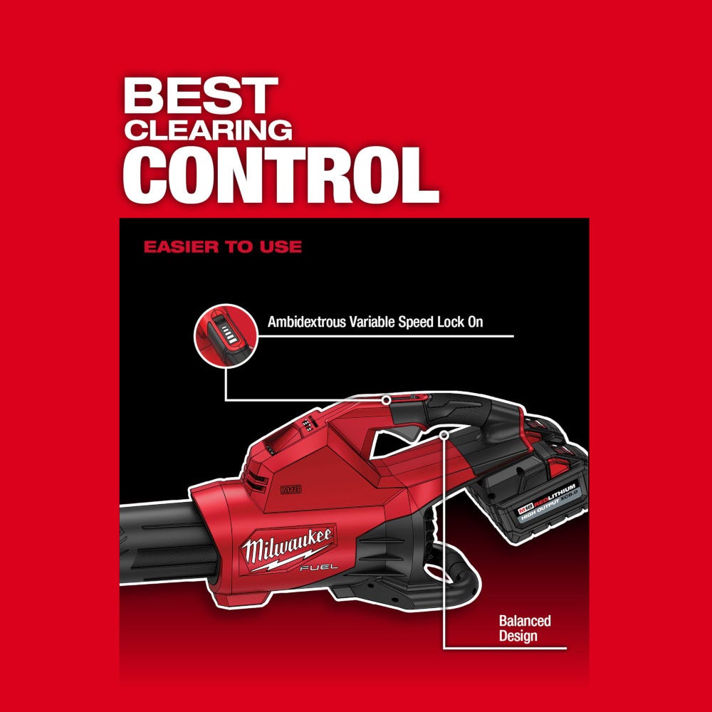 Milwaukee 2824-20 M18 FUEL Dual-Battery Blower, Tool Only