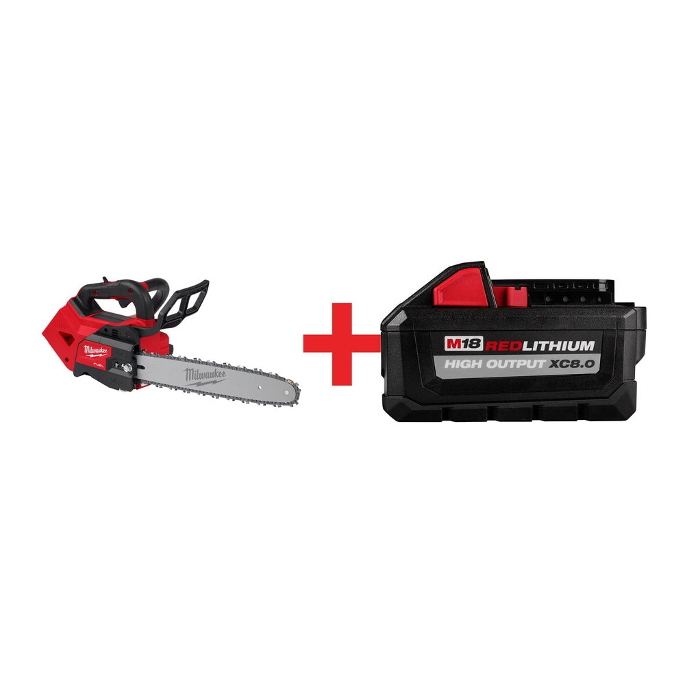 Milwaukee M18 FUEL 14 in. Top Handle Chainsaw with M18 REDLITHIUM