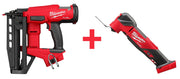Milwaukee M18 FUEL Oscillating Multi-Tool and Straight Finish Nailer 16ga (Bare Tools)
