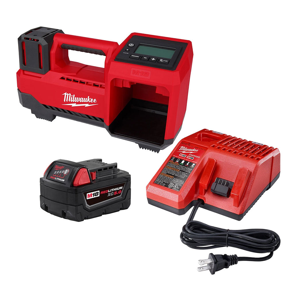 Milwaukee 2848-20 M18 Compact Tire Inflator 5.0Ah Kit – Tool Nut