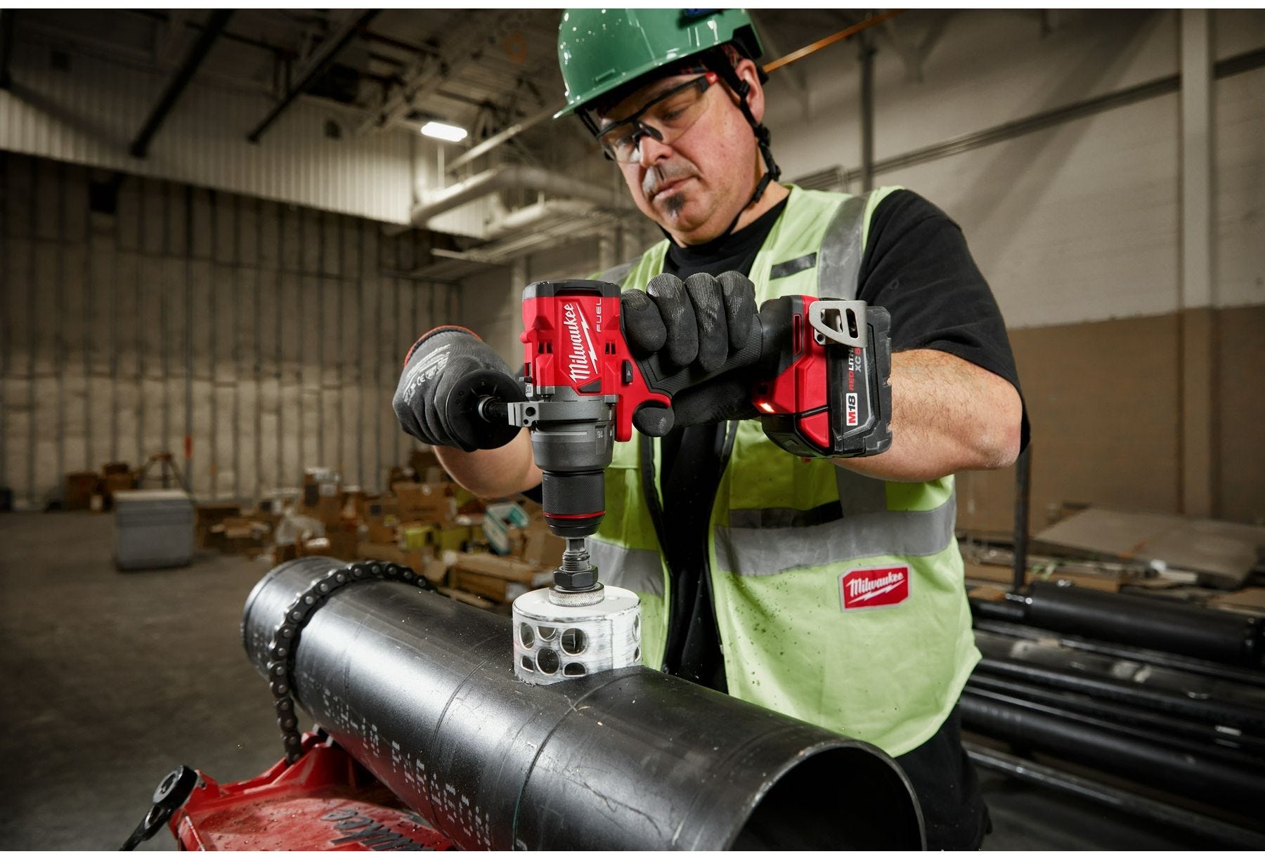 Milwaukee 2904-20 M18 FUEL 1/2-in. Hammer Drill/Driver, Tool Only