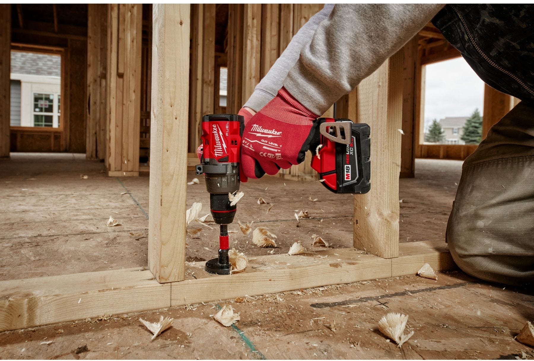 Milwaukee 2904-20 M18 FUEL 1/2-in. Hammer Drill/Driver, Tool Only