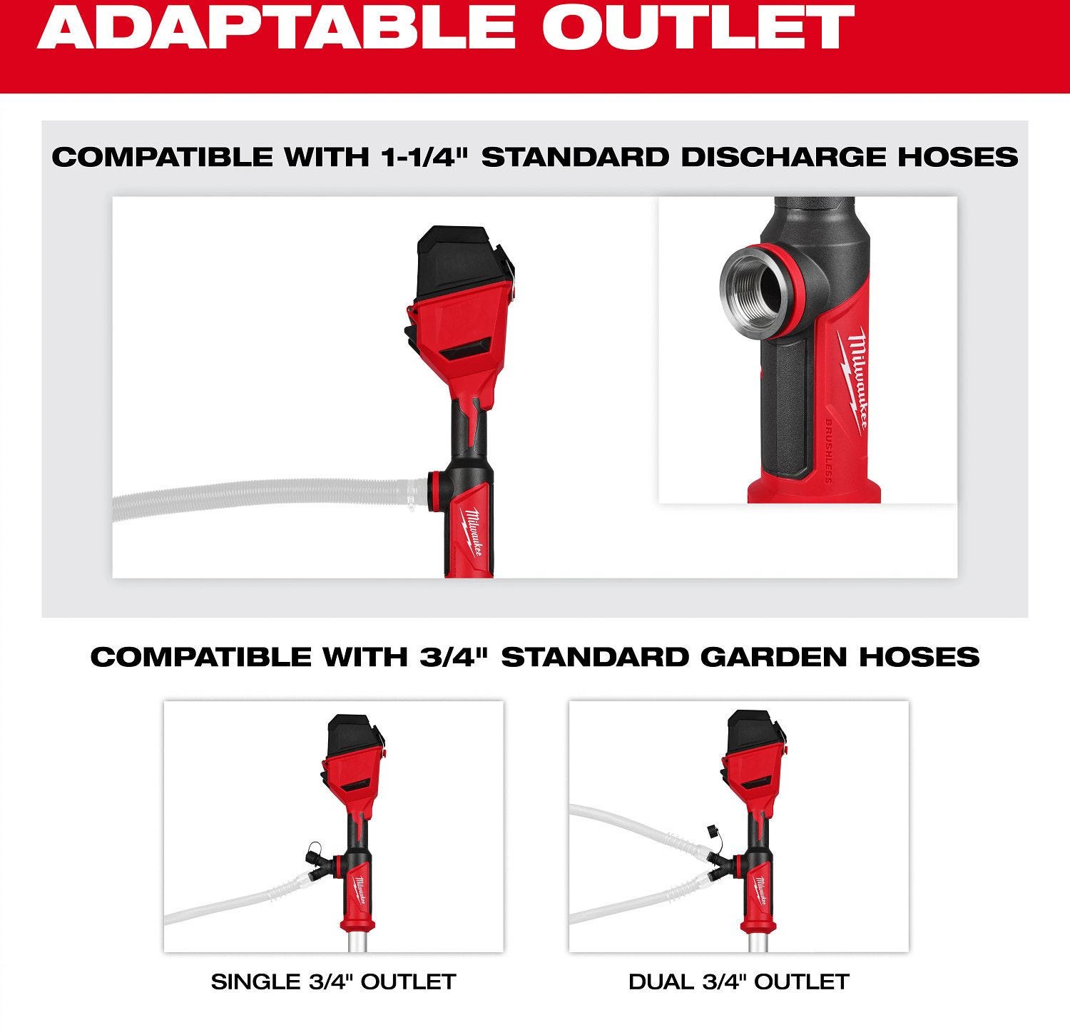 Milwaukee 2940-20 M18 Brushless Stick Transfer Pump