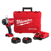 Milwaukee 2966-22 M18 FUEL 1/2" High Torque Impact Wrench w/ Pin Detent 5.0Ah Kit