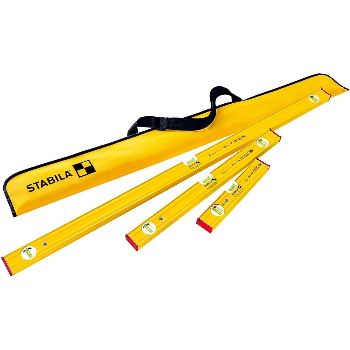 Stabila 29840 PRO SET 80 AS 3-Piece Spirit Level Set
