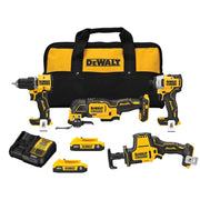 DeWALT DCK486D2 ATOMIC 20V MAX Brushless 4-Tool Combo Kit with (2) 2.0Ah Batteries