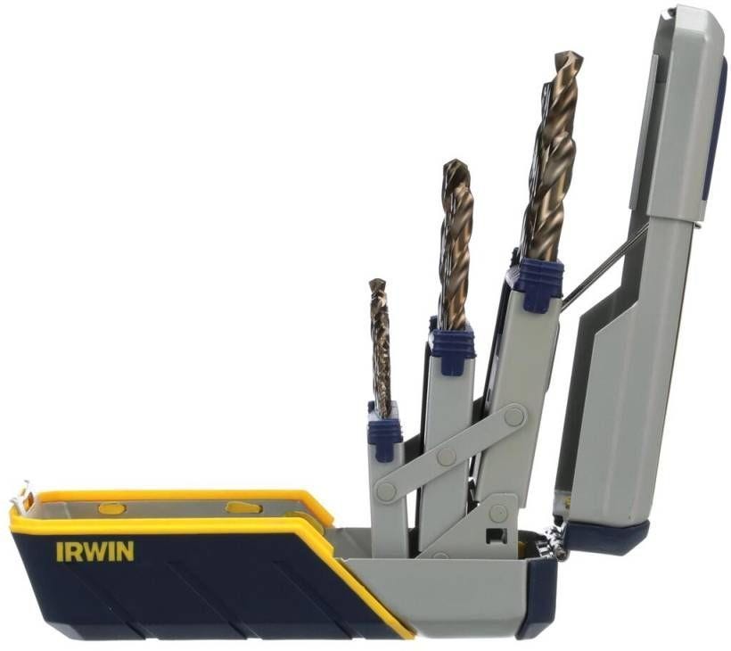 Irwin 3018002 Cobalt Alloy Steel M-35 Metal Index Drill Bits 29 Piece Set