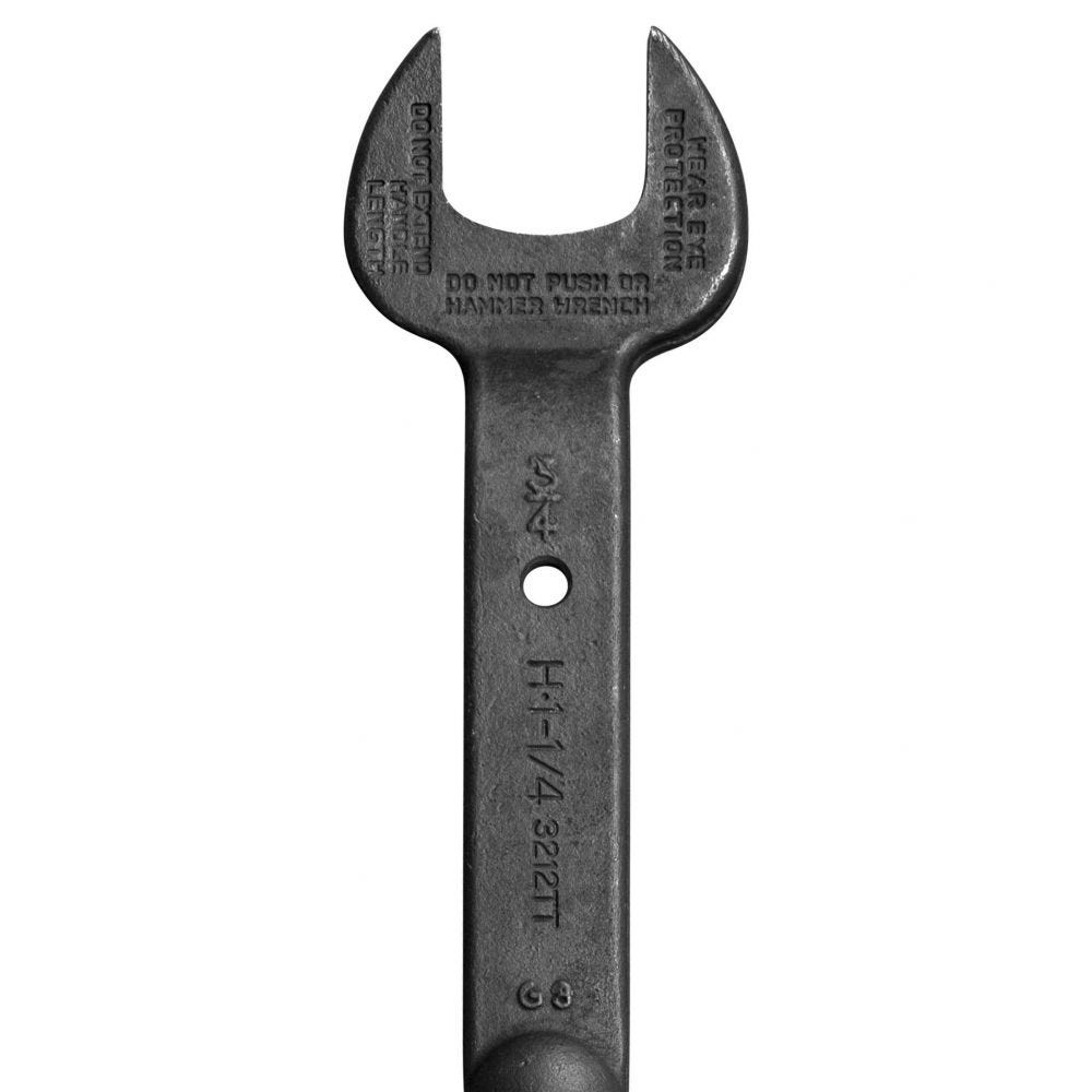 Klein Tools 3212TT Spud Wrench, 1-1/4-Inch Nominal Opening with Tether Hole